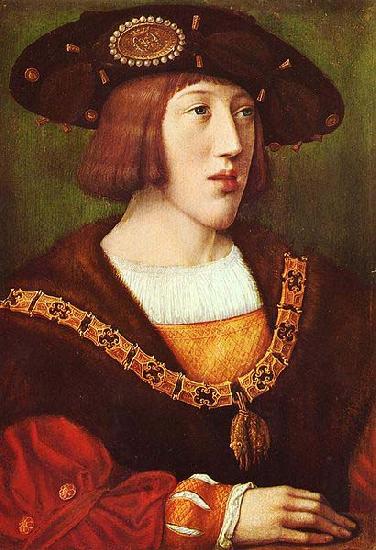 Bernard van orley Portrait of Charles V